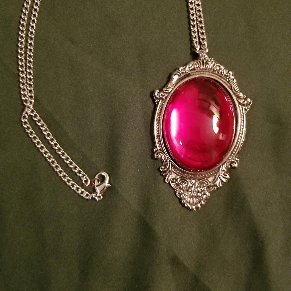 Sterling silver orbit ring and silvertone pendant, NWOT - Picture 4 of 7